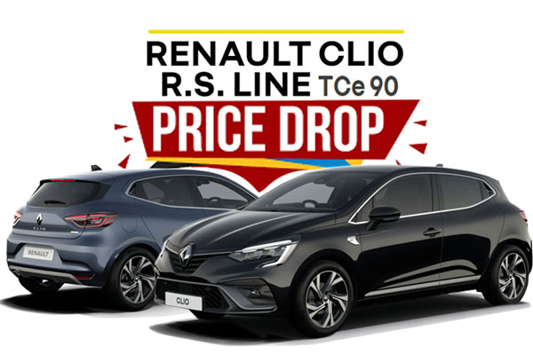 Stock Clio R line TCe 90 Price Drop